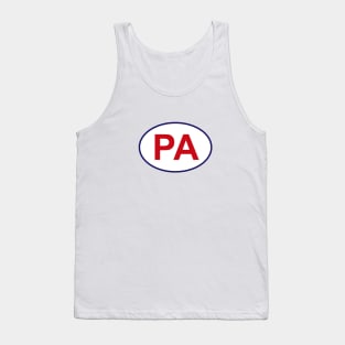 Pennsylvania State Sticker Tank Top